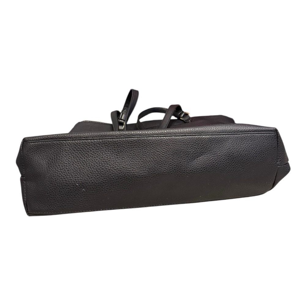 Tutilo Black Tote Laptop Bag Minimalist - Picture 10 of 12